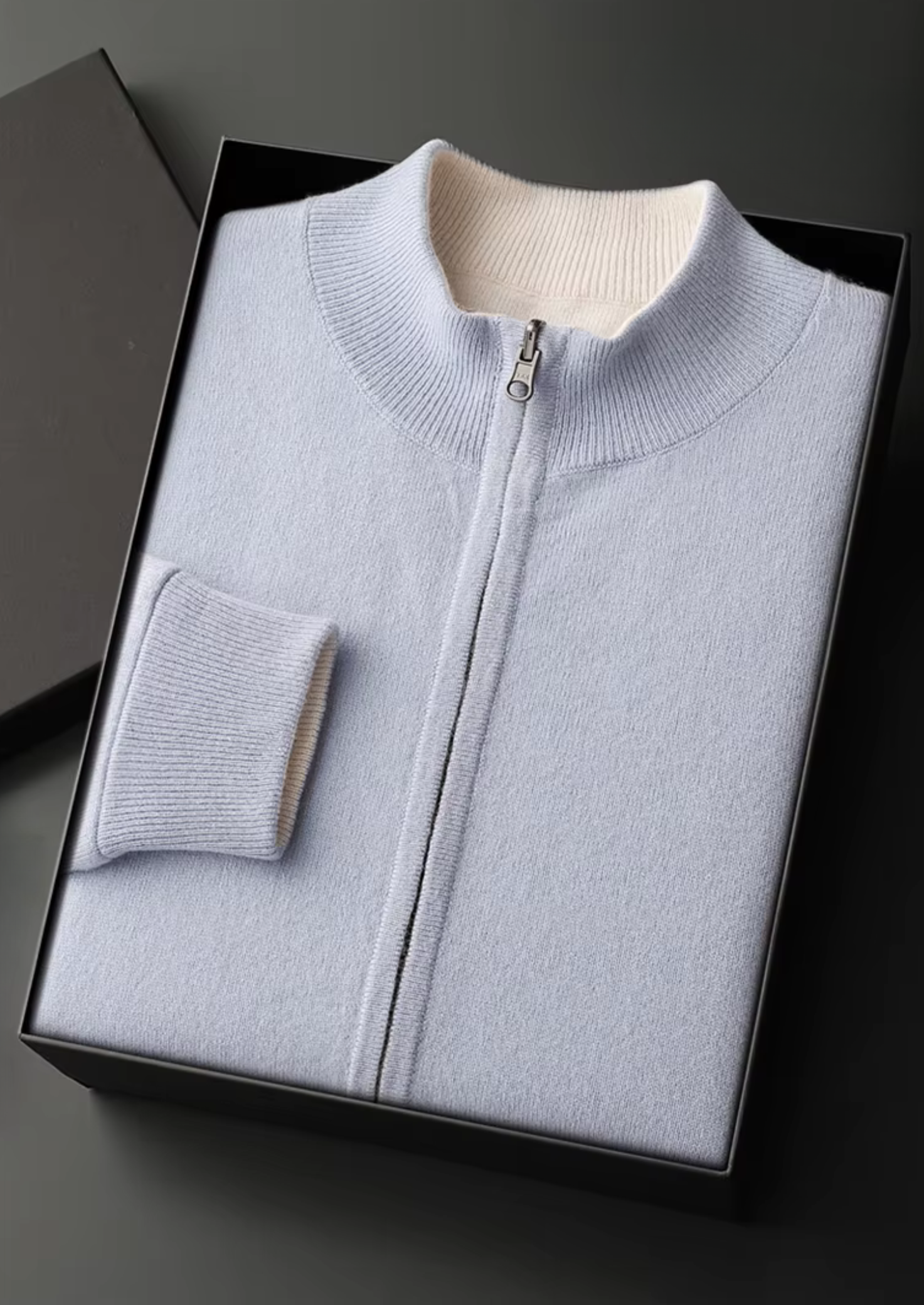 Merino Wool Tracksuit with Knit Texture