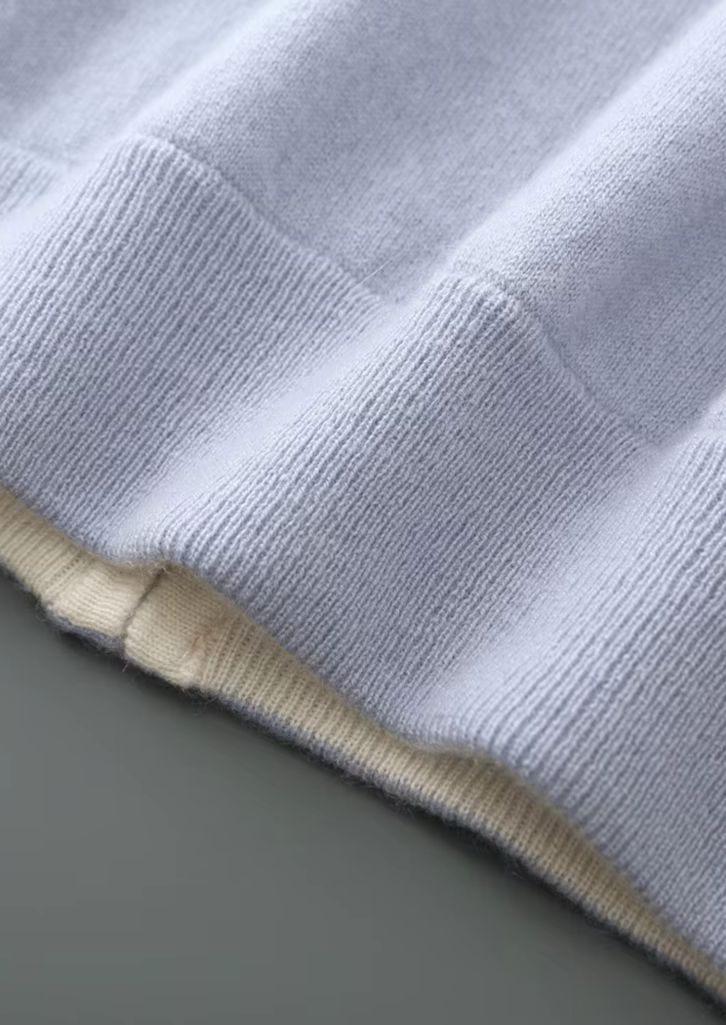 Merino Wool Tracksuit with Knit Texture