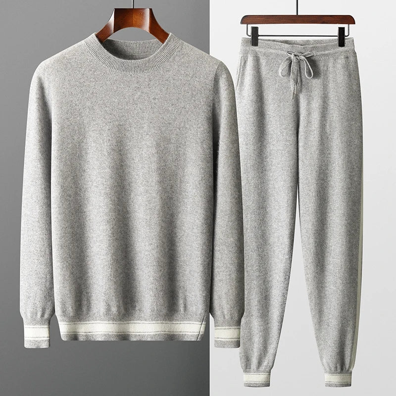 Wool Blend Knit Set