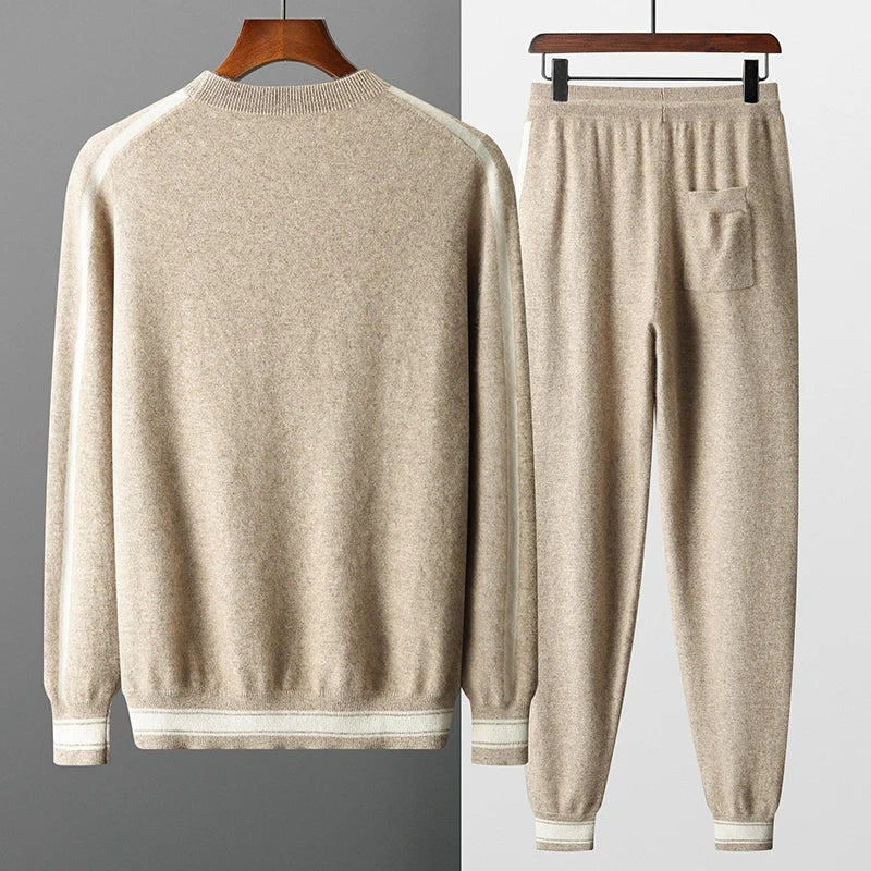 Wool Blend Knit Set