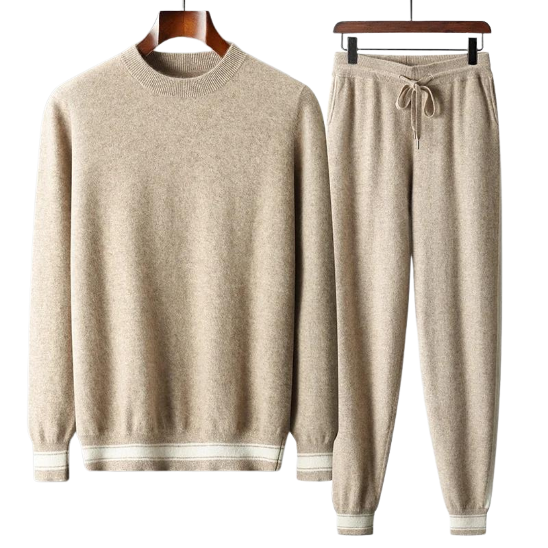 Wool Blend Knit Set