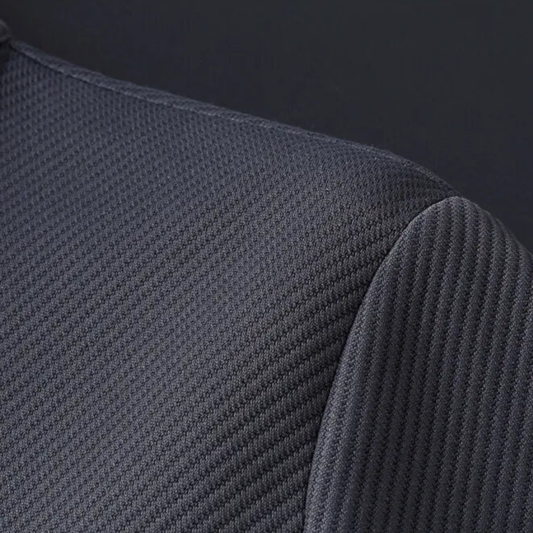 Zip-Up Tracksuit with Knit Finish